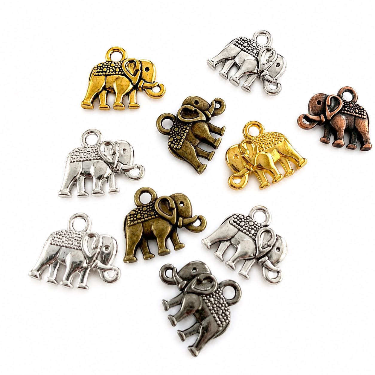 Elephant Mixed Charms - 10 Pack