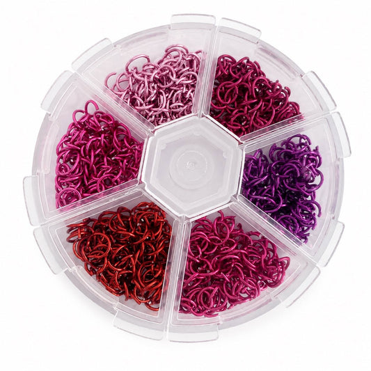 Mixed Wheel of Coloured Jump Rings