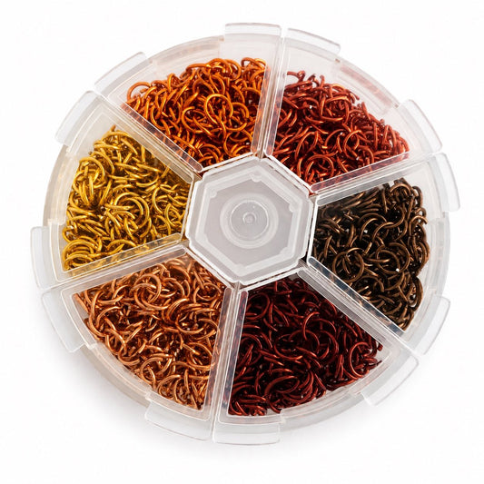 Mixed Wheel of Coloured Jump Rings