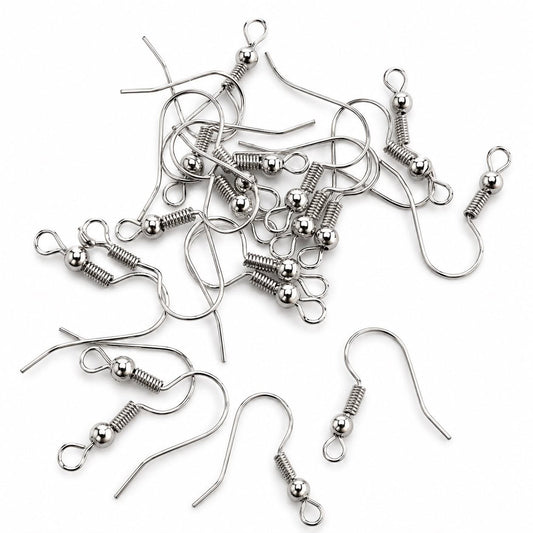 Silver Plated Earrings - 10 Pairs