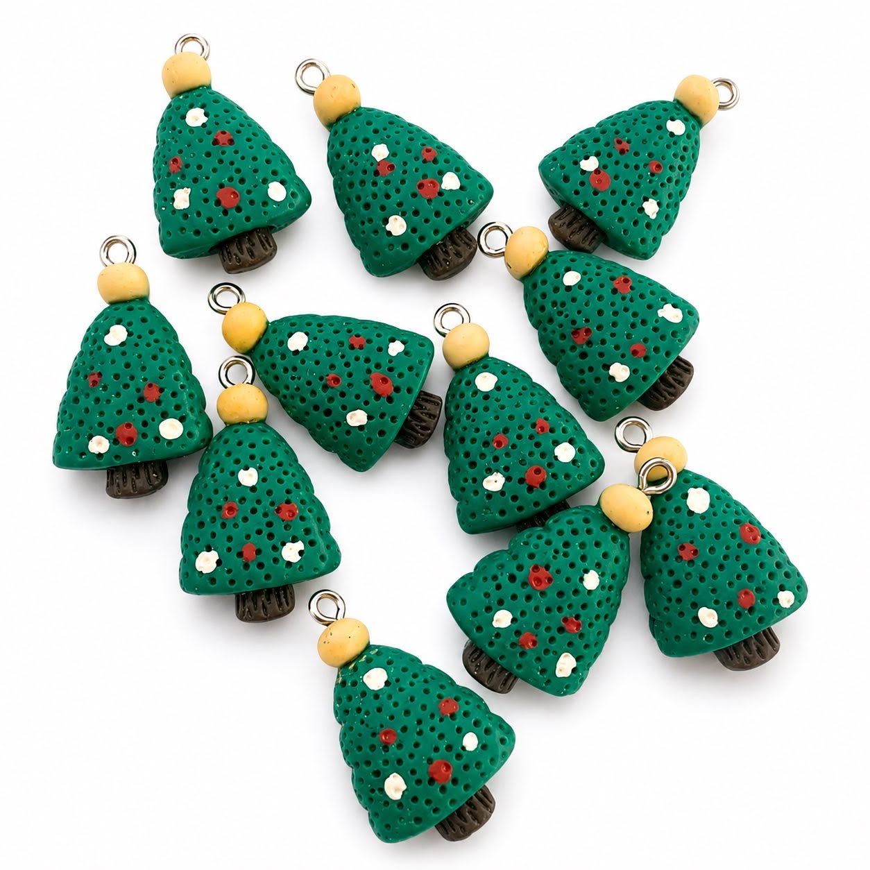 Christmas Tree Charm - Size 30x20mm