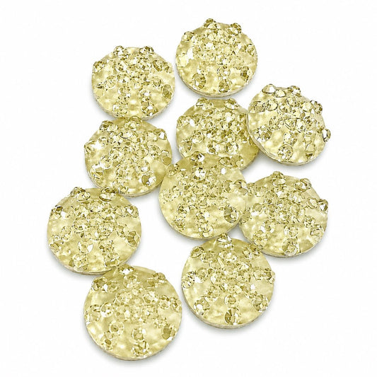 Round Acrylic Embellishments - 10 Pack