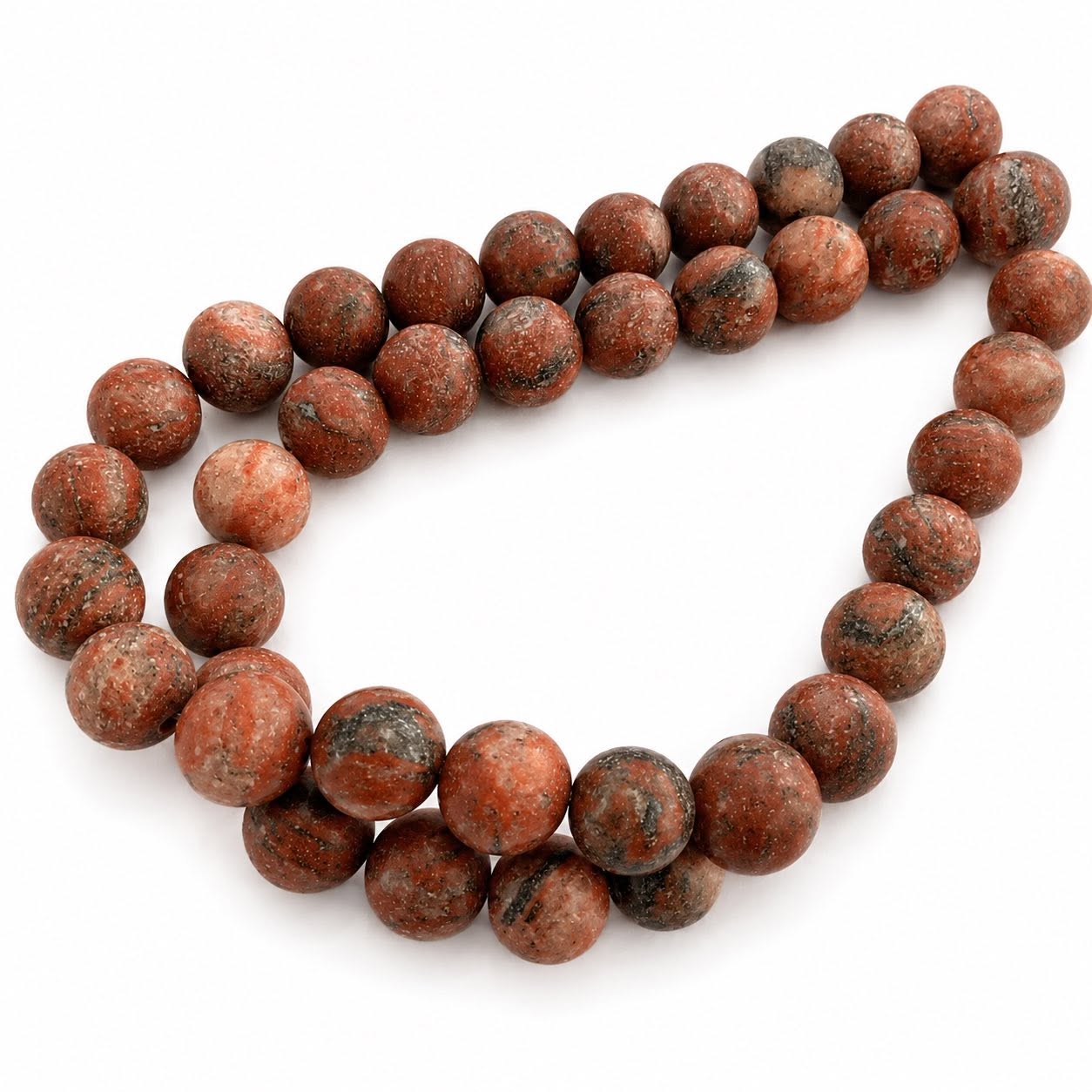 Strand of Jasper Gemstone Beads - Size 8mm