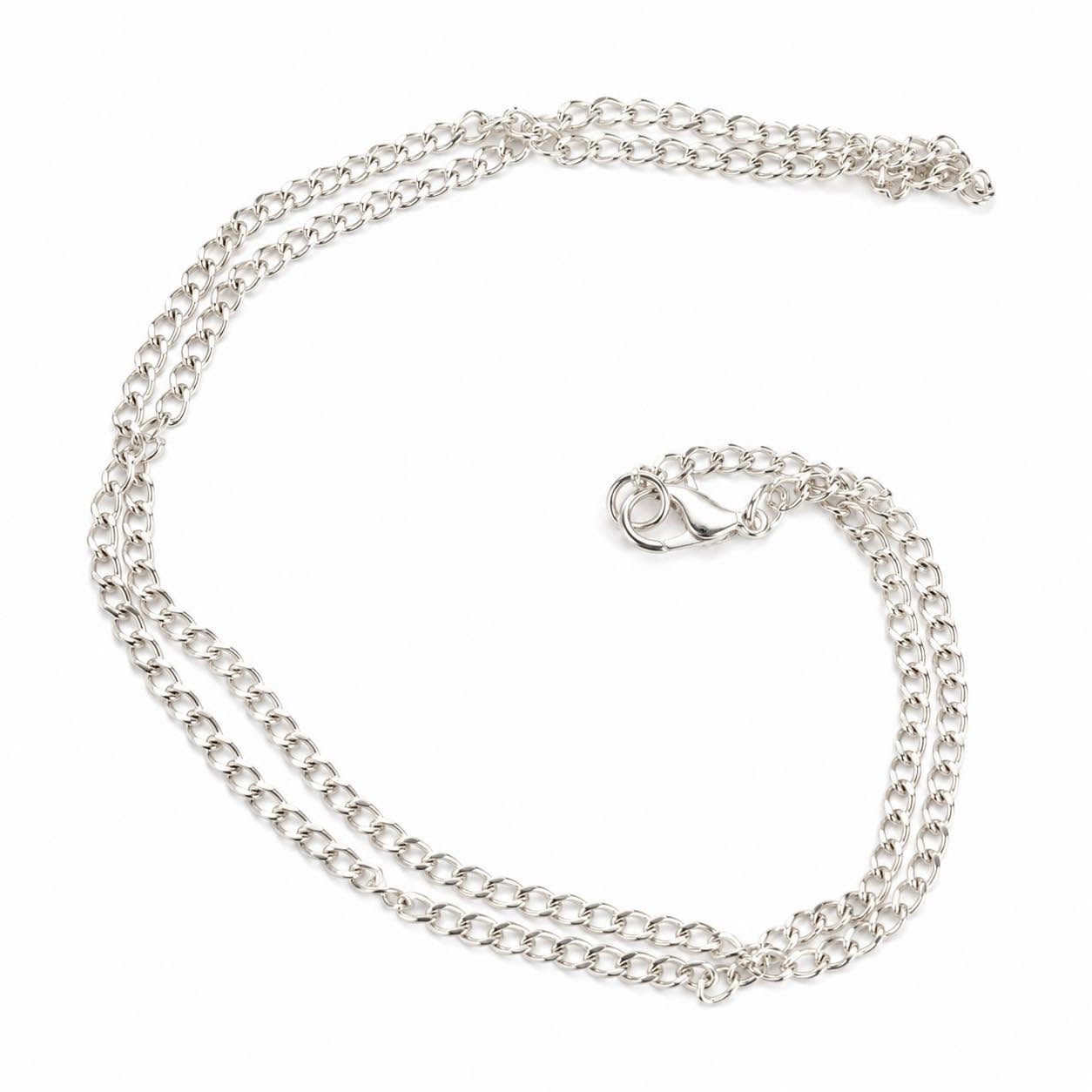 Silver Plated Necklace 18" - Pack of 6