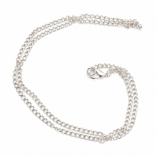 Silver Plated Necklace 18" - Pack of 6
