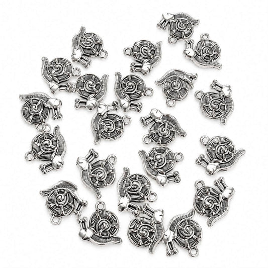 Snail Double Sided Charm - Size 20mm