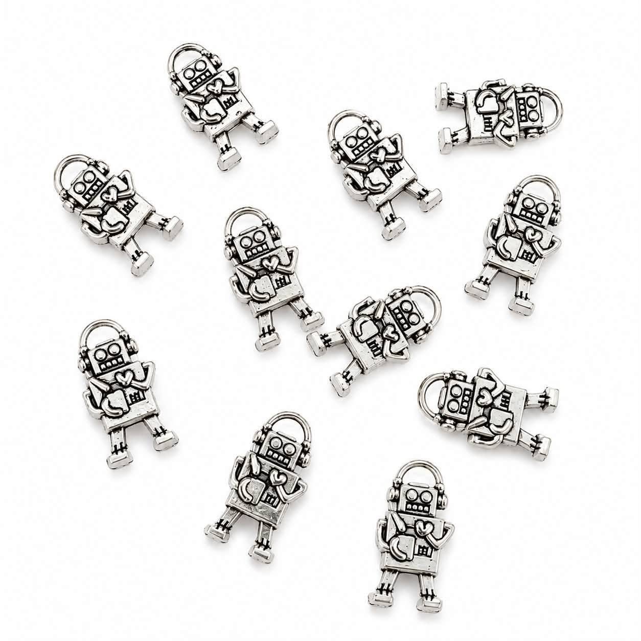 Robot Charm - Size 18mm