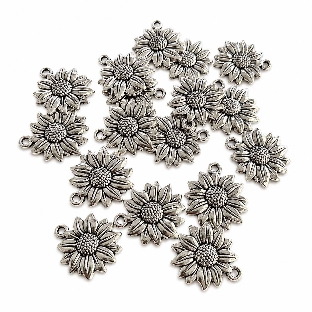 Sunflower Charm - Size 20mm