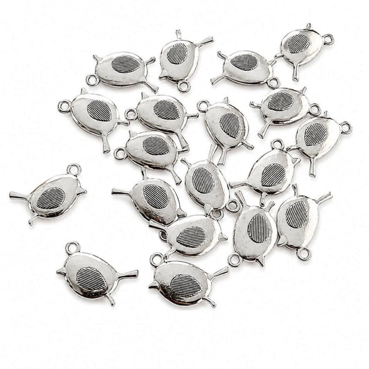 Robin Double Sided Charm - Size 20mm