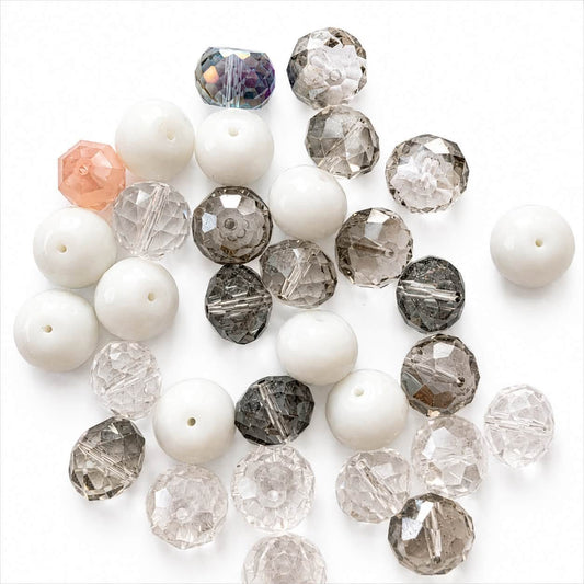 Sparkly Glass Bead - 17mm