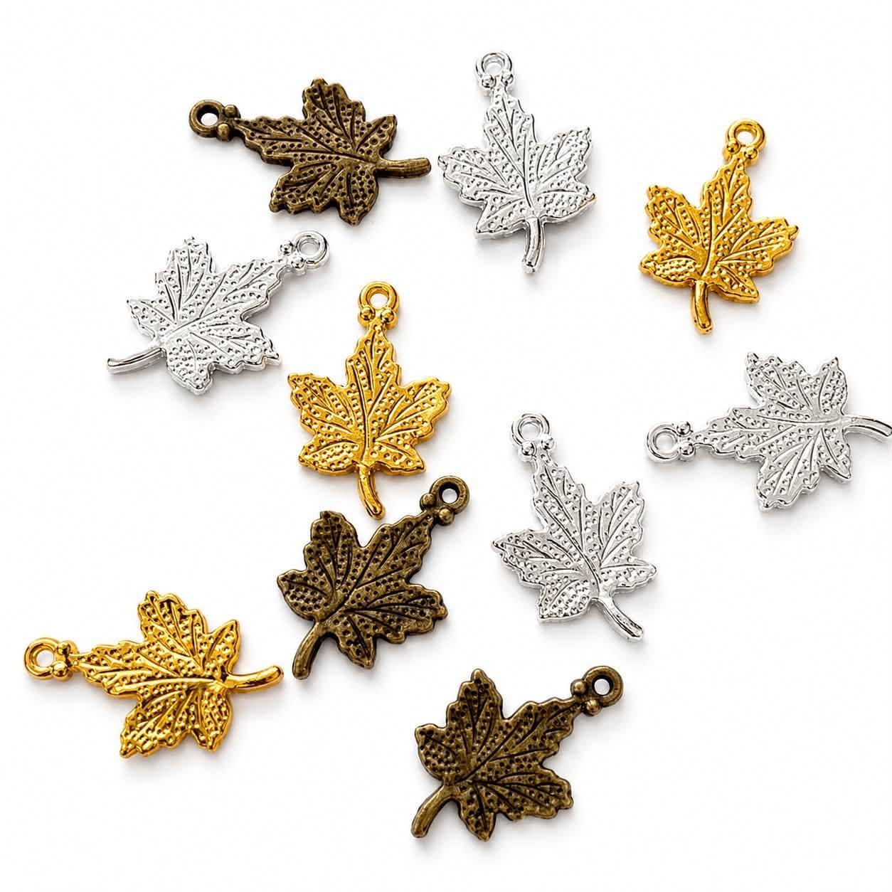Maple Leaf Charm - 20mm