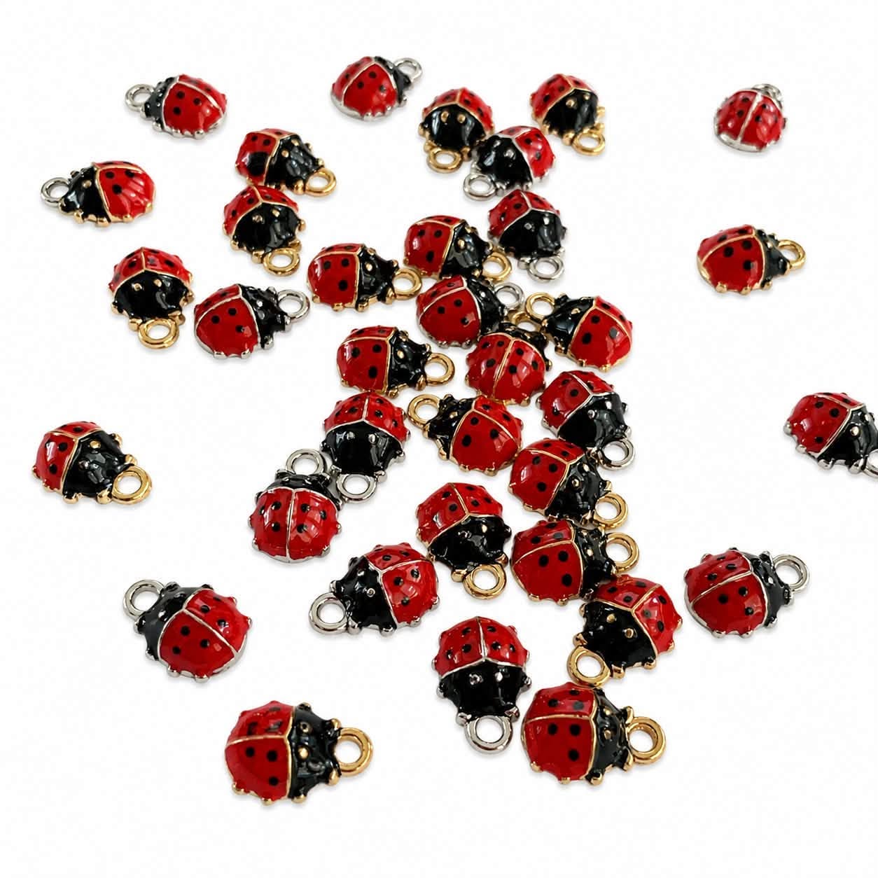 Lady Bird Charms - Size 13mm