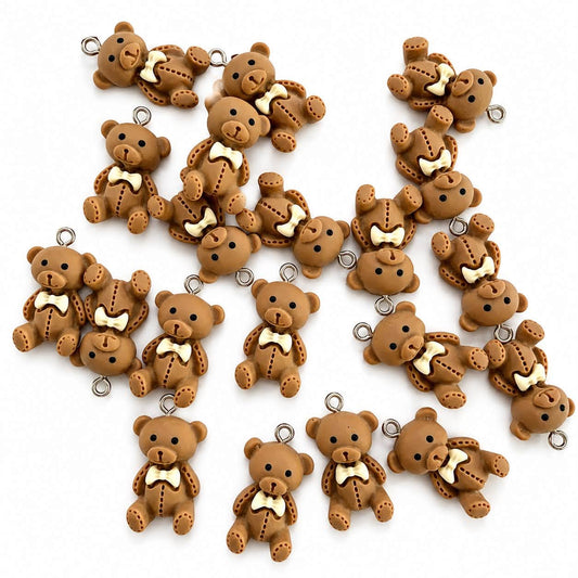 Teddy Bear Pendant - Size 30mm
