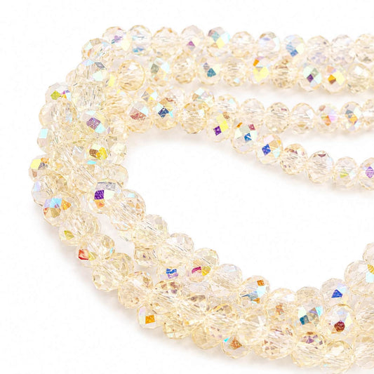 Strand of Glass Beads - Size 6x5mm