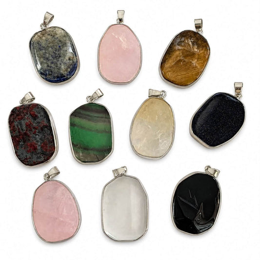 Gemstone Pendant - Size 40x20mm
