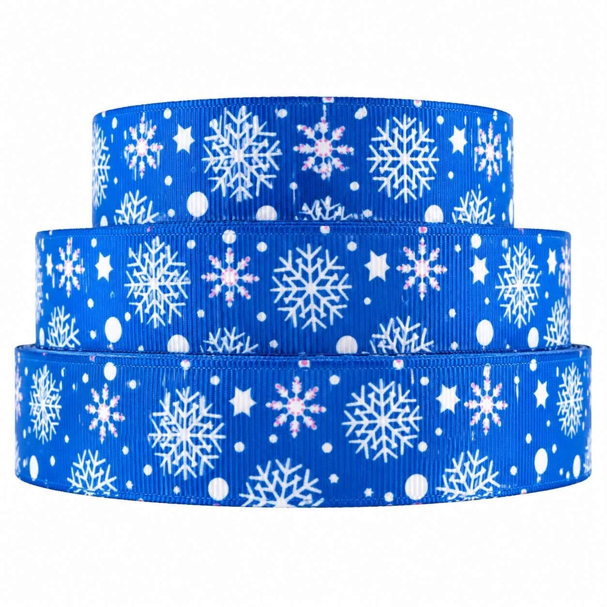 Snowflake Christmas Ribbon - 5 Yards