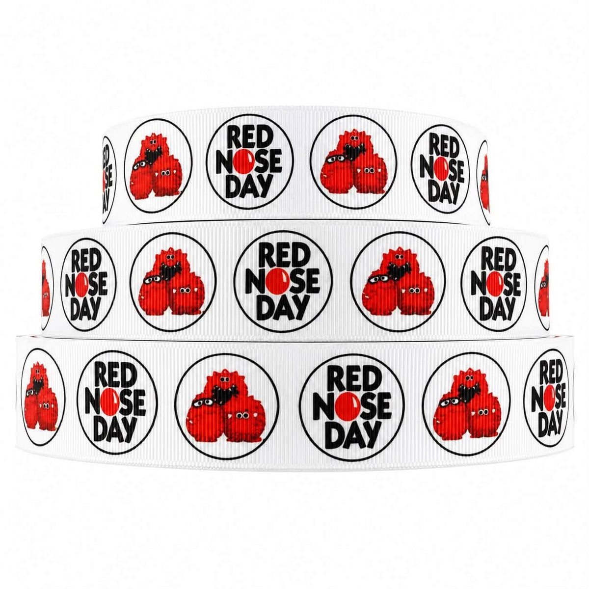 Red Nose Day Ribbon - 3 Yards
