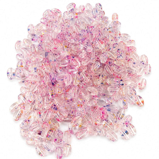 Rice Puff Shaped Glass Beads - Size 6mm