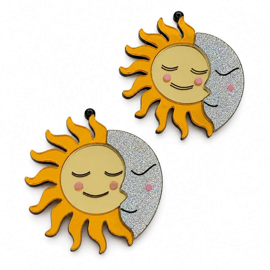 Moon & Sun Pendant - Size 55mm