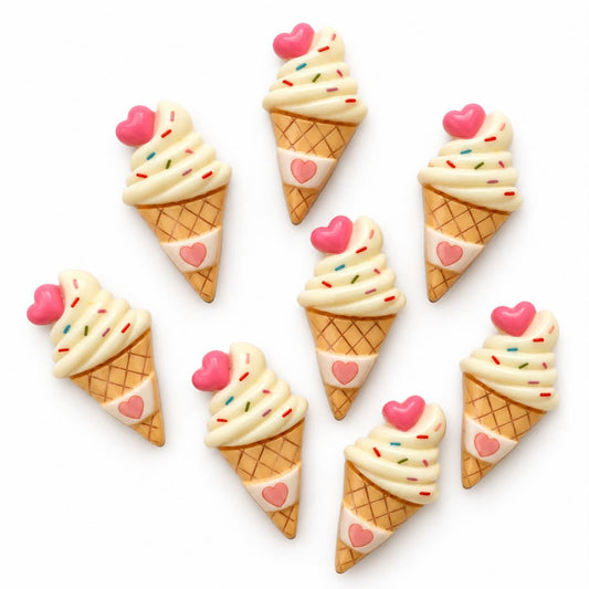Ice Cream Embellishment - Size 30mm