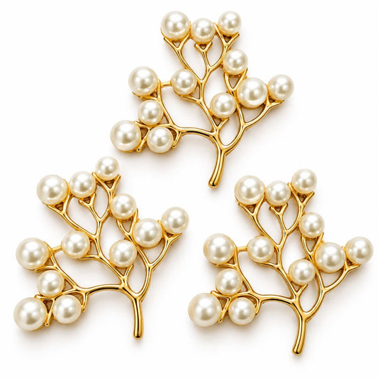 Tree Embellishment with Faux Pearl