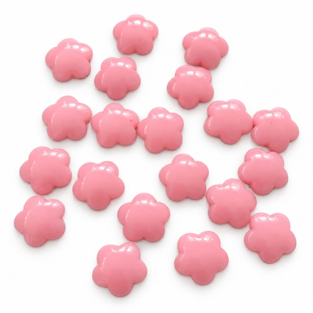 Flower Pink Embellishments - 20 Pack