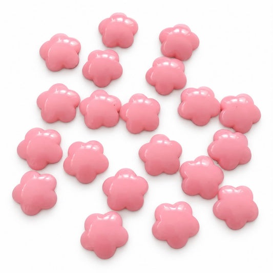 Flower Pink Embellishments - 20 Pack