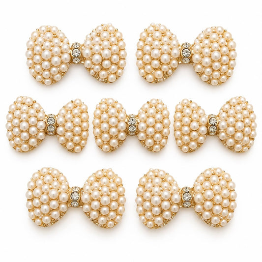 Bow Embellishment with Rhinestones