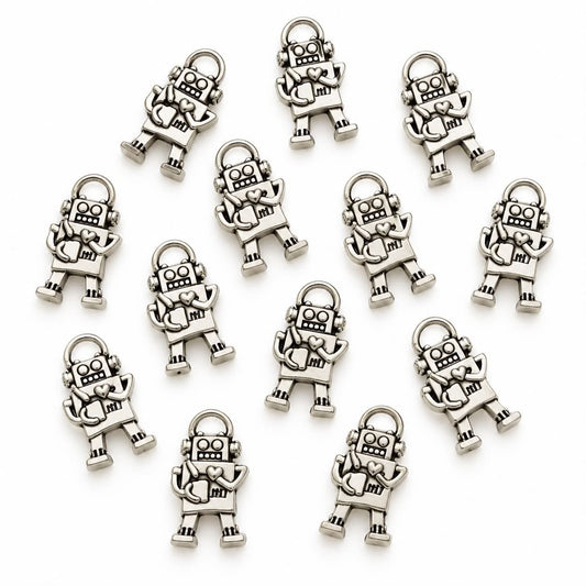 Robot Charm - Size 18mm