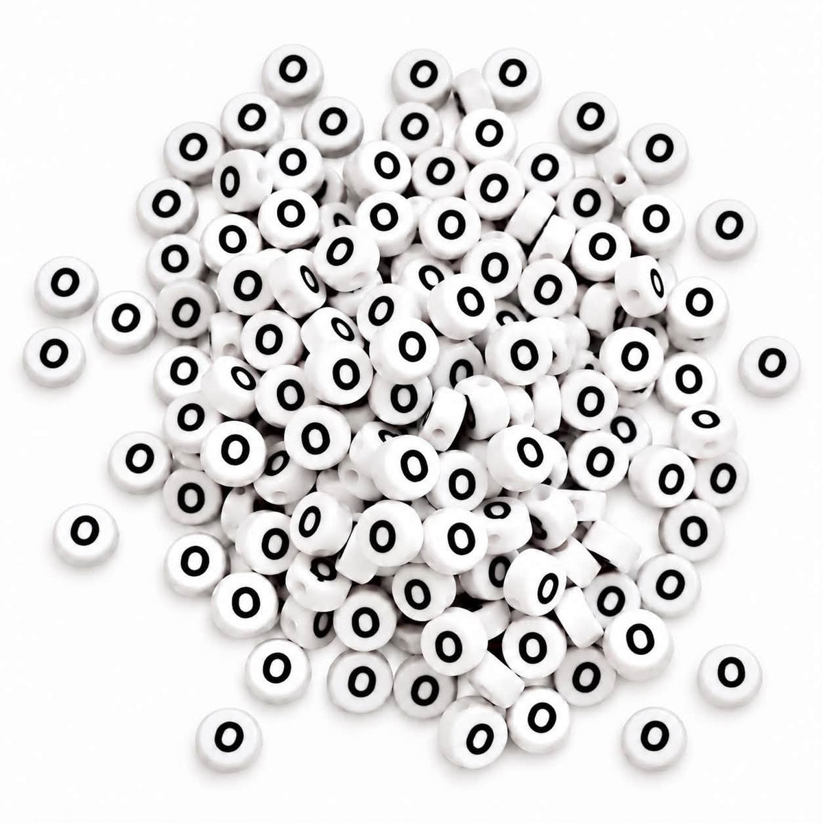 ABC Letter Round Beads - Size 7mm