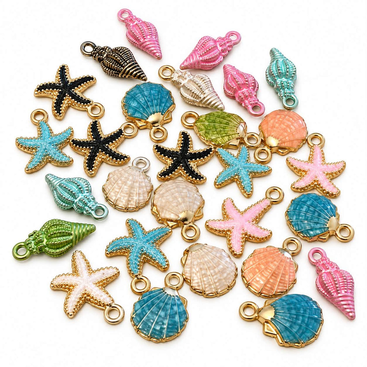 Sea Enamel Charms