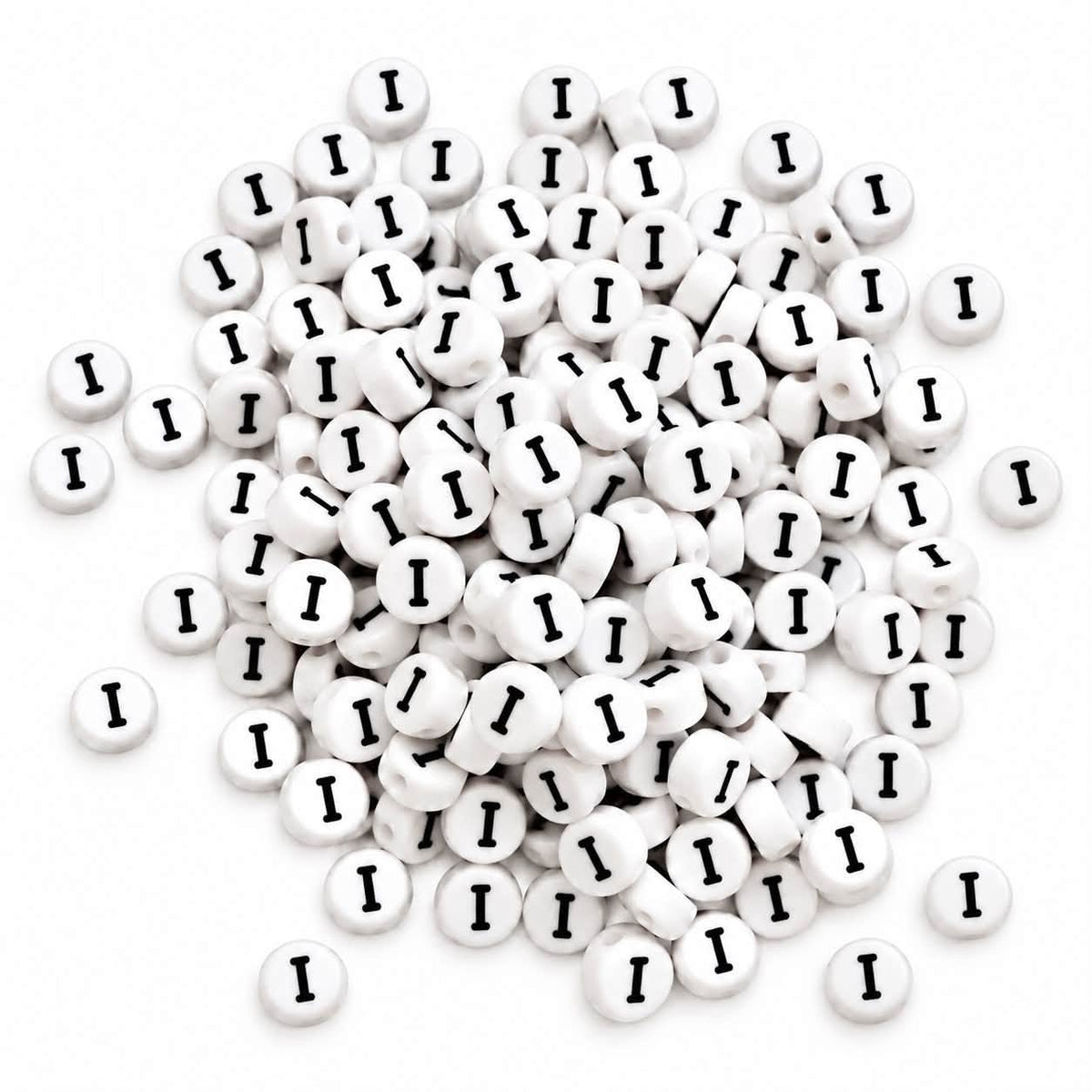 ABC Letter Round Beads - Size 7mm