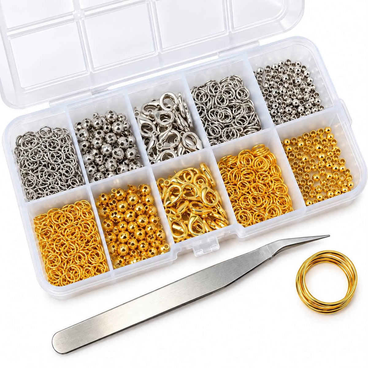 Findings Jewellery Making Set Gold & Silver Tone