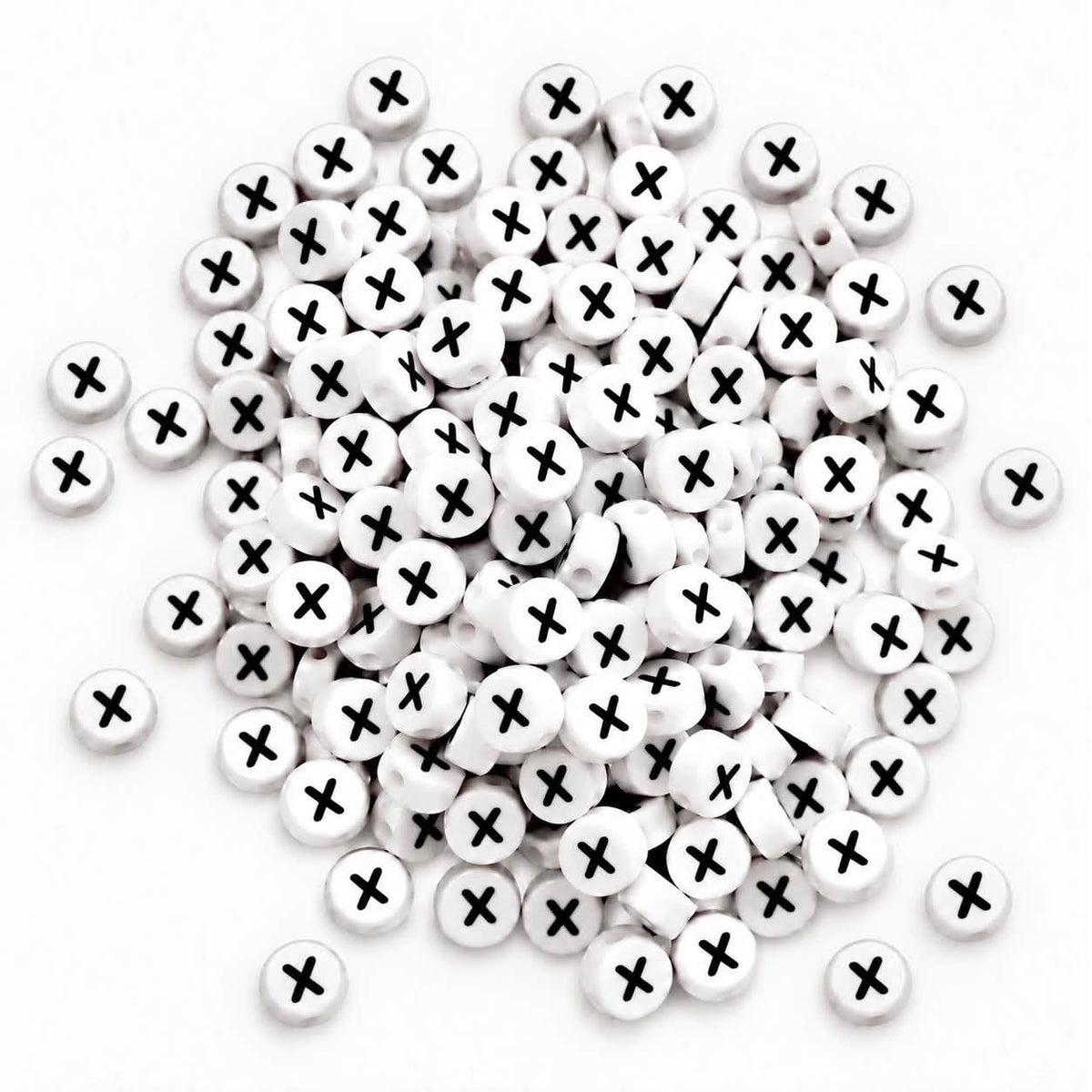 ABC Letter Round Beads - Size 7mm