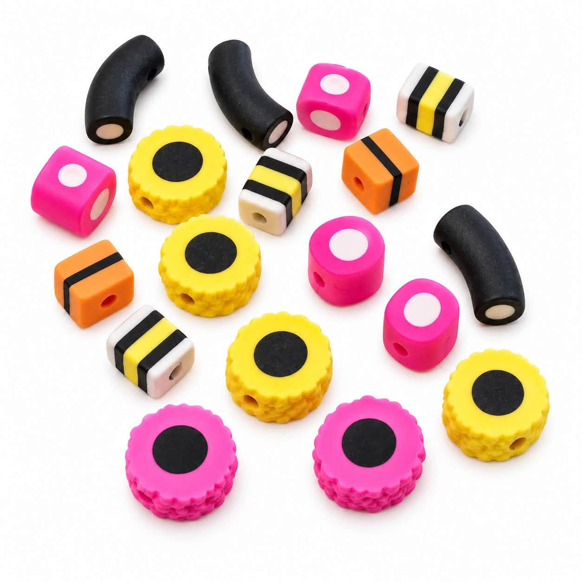 All Sorts Sweetie Polymer Clay Beads - 10 Pack