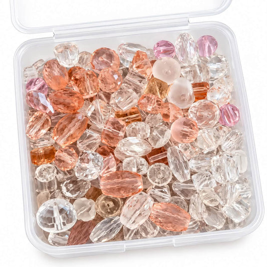 Box of Mixed Glass Beads