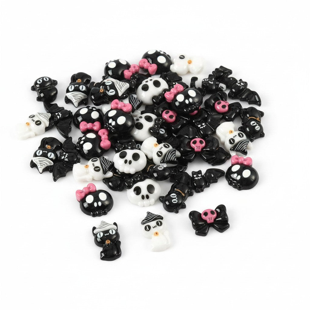 Halloween Mixed Embellishments - Pack of 10