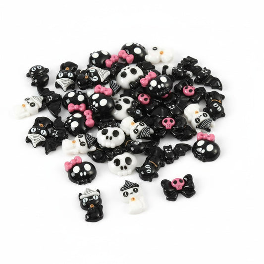 Halloween Mixed Embellishments - Pack of 10