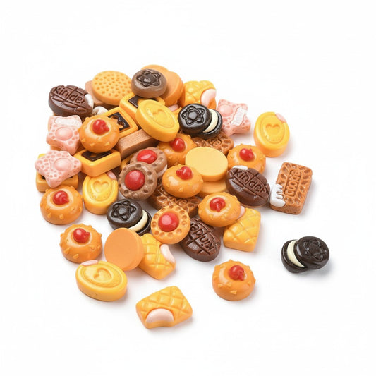 Food Mixed Cake Embellishments - Pack of 10
