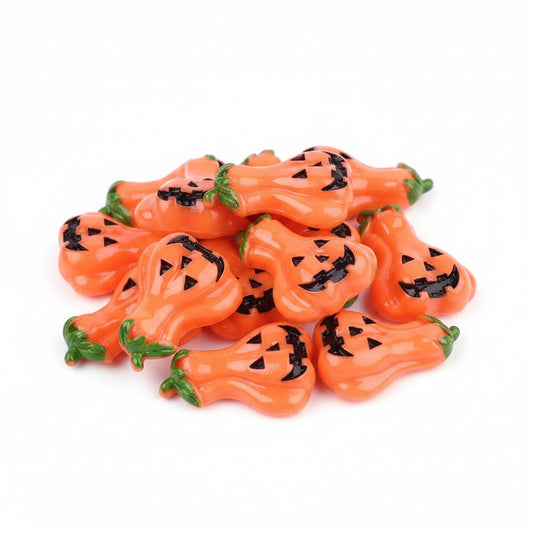 Pumpkin Jack-O-Lantern Embellishment - 30mm