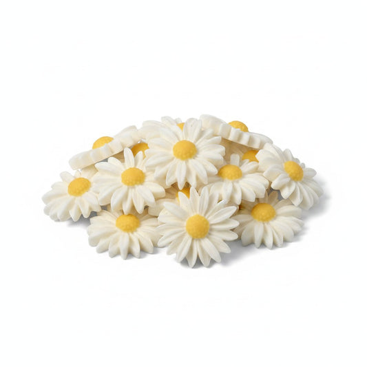 White Daisy Embellishment - Pack of 10