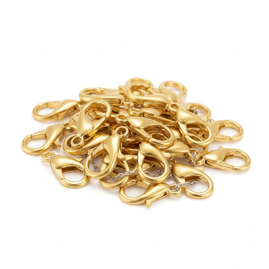 Lobster Golden Clasps - Pack of 25