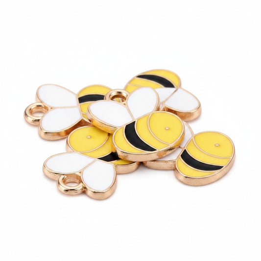 Bee Enamel Charm
