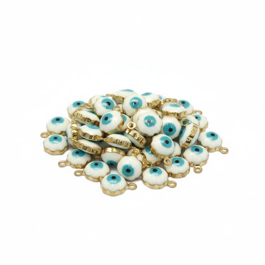 Eye Enamel Charms - Pack of 10