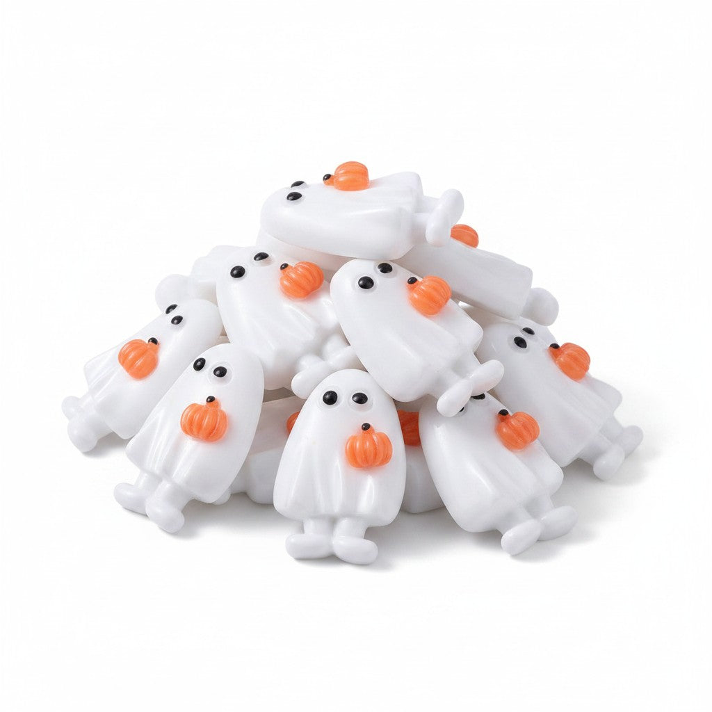 Ghost with Pumpkin Embellishment - 27mm