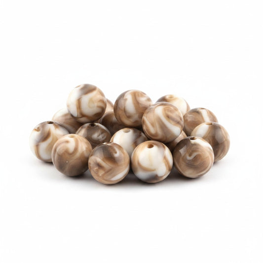 Opaque Acrylic Beads - Pack of 25