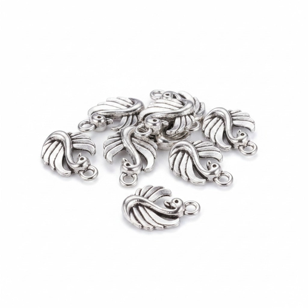 Swan Charm - Pack of 10