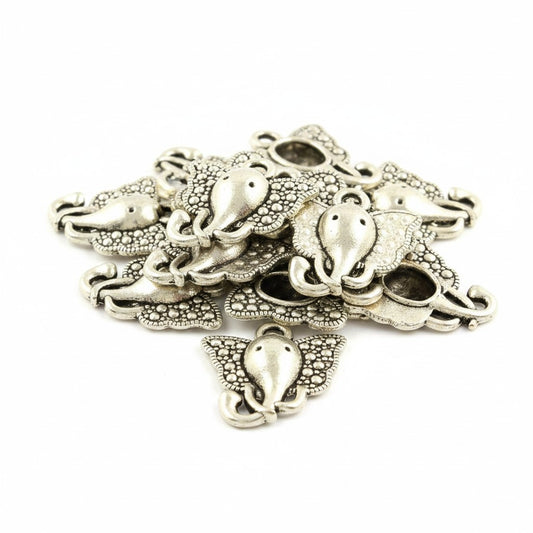Elephant Head Charms - Pack of 20