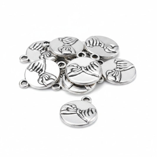 Promise Hand Sign Charm - Pack of 5