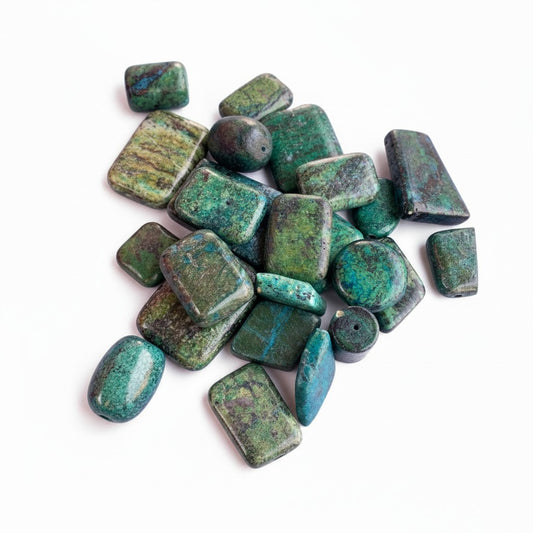 Chrysocolla Gemstone Bead - Size between 20-40mm